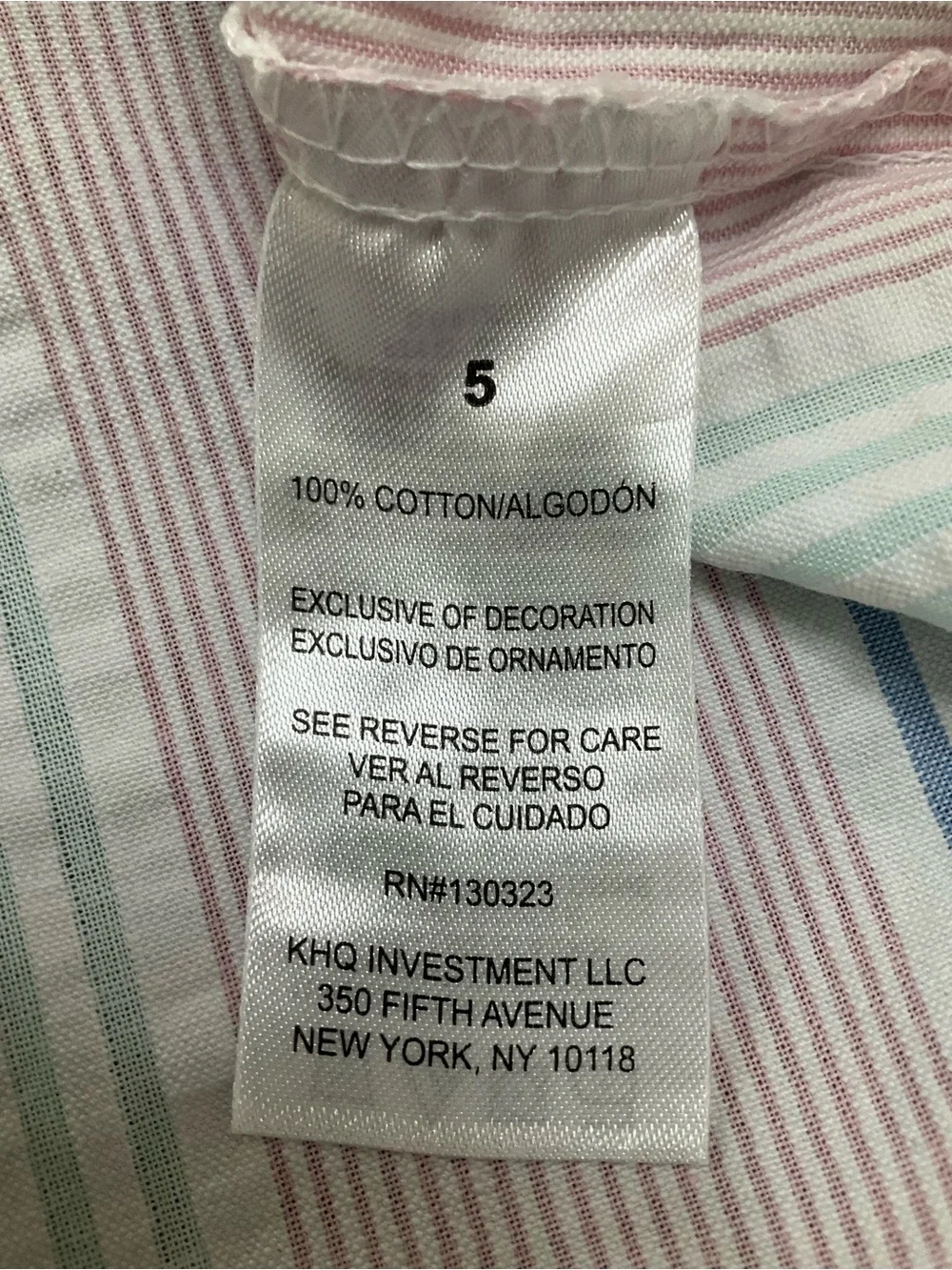 Janie & Jack Kids' 3-Piece Pastel Stripe Outfit Size 4T & 5 NWT